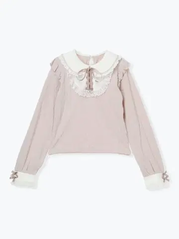 NOEMIE 아가씨 하트 참 레이스업 티셔츠