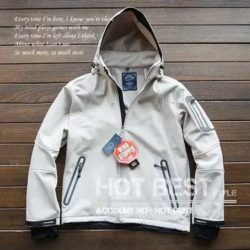 새상품 고기능 소재 방수 GORE-TEX 마운틴 파카 L 화이트 계열