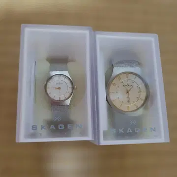스카겐 페어 워치 시착만 한 상품 배터리 방전