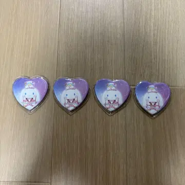 시나몬 시나모롤 산리오 퓨로랜드 캔뱃지 하트 할로뉴