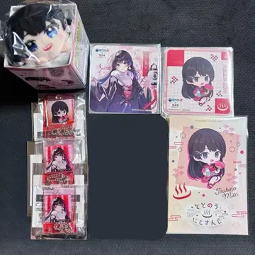 니지산지 극락탕 츠키노 미토 모치코로링 아크릴 키링 코스터