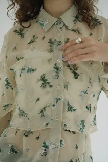 CLANE FLOWER OPAL BUSTIER SHIRTS