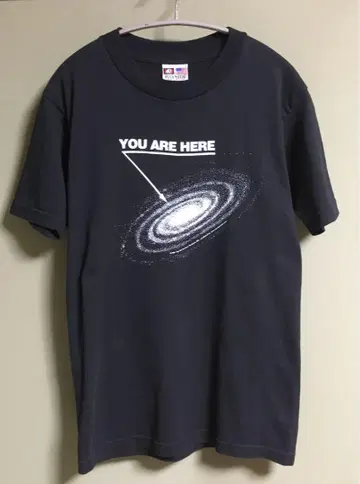 YOU ARE HERE 우주 은하 T셔츠 MADE IN USA