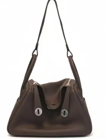 [ 새상품 ] 브라운 가죽 숄더백 브라운