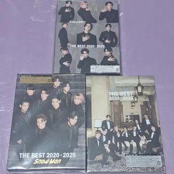 Snow Man THE BEST 2020 - 2025 3 형태 세트