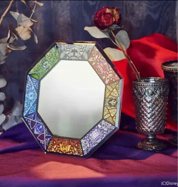 트위스티드 원더랜드 나이트레이븐 칼리지 학교 휘장 디자인 팔각 거울