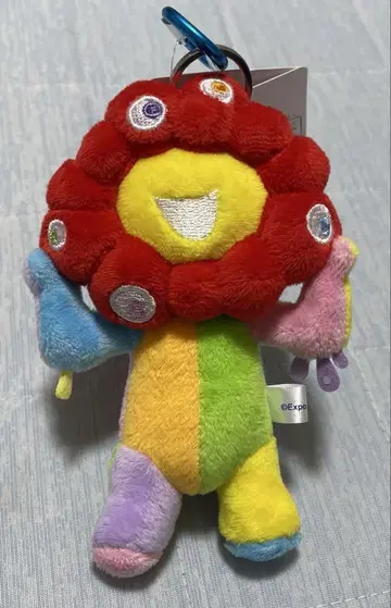 미야쿠미야쿠 레인보우 봉제 인형 키링