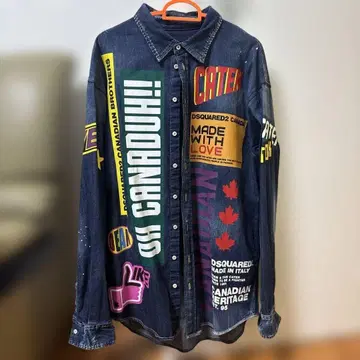 DSQUARED2 데님 셔츠 사이즈 48