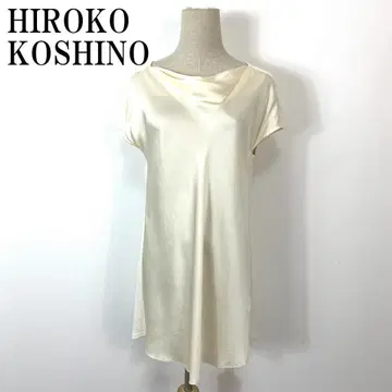 HIROKO KOSHINO 튜닉 티셔츠 화이트 40 B360