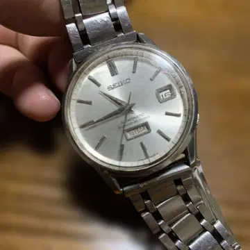 앤티크 SEIKO 자동 와인딩 시계 실버