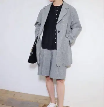 하우피아 잉글리시 가든 린넨 혼방 자켓