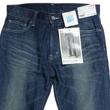 새상품 UNIQLO 드라이 라이트 데님 레귤러 핏 청바지
