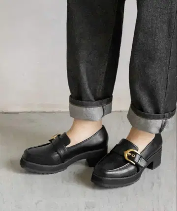 RANDA 볼륨 밑창 벨트 로퍼