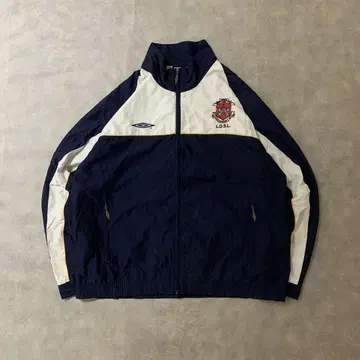 90s 구제 의류 UMBRO 나일론 자켓 자수 풀 집업 네이비 DB311