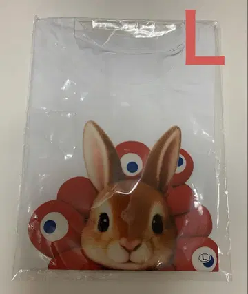 오사카 간사이 박람회 북유럽관 토끼 T셔츠 L 사이즈