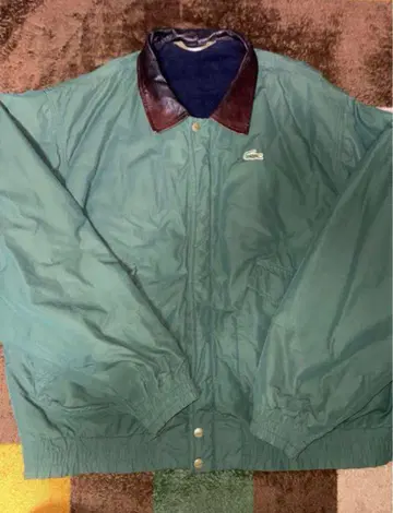 LACOSTE 그린 나일론 자켓