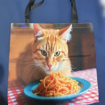 고양이와 스파게티 토트백