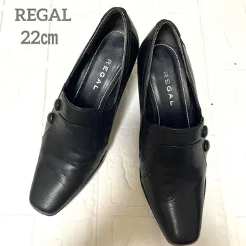 [ 새상품급 ] REGAL 리갈 펌프스 힐 가죽 블랙 출퇴근 취업활동
