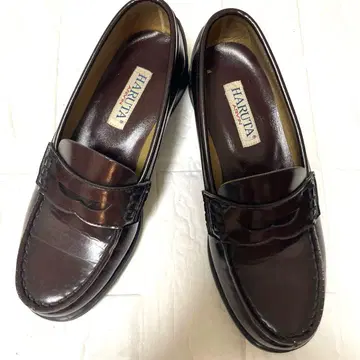 HARUTA 로퍼 브라운 학생 통학 23.5cm