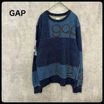 # GAP 갭 패치워크 긴팔 트레이닝복 상의 맨투맨