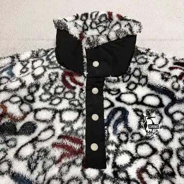 CHUMS 참스 플리스 보아 자켓 풀오버 L 올 패턴