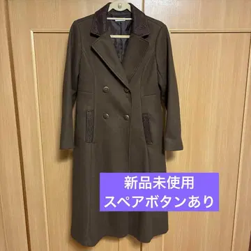 미사용 새상품 axes femme 클래식 롱 코트 (브라운)