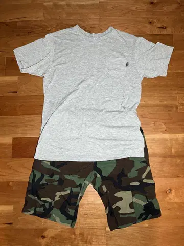 The North Face 티셔츠 하프 팬츠 세트