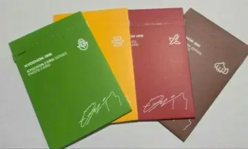 변우석 변우석 교촌치킨 트레이딩 카드 4점