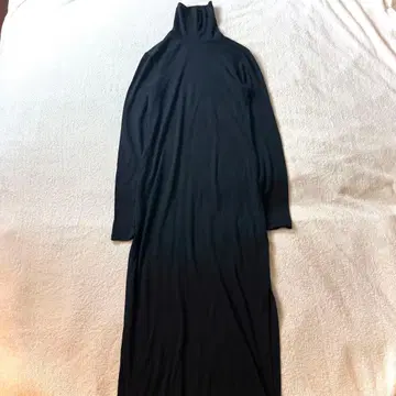 폴로 랄프로렌 롱 원피스 긴팔 블랙 터틀넥