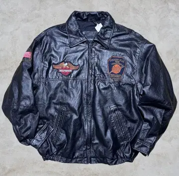 90's Leather Jacket ' Harley Davidson