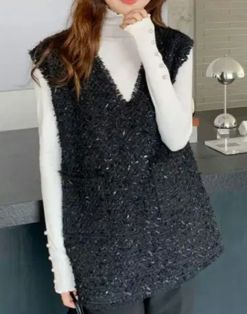 벌스데이 바쉬 LOU PEARL SLEEVE TOPS 터틀넥