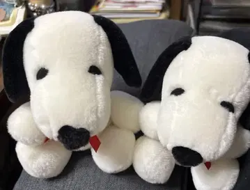 스누피 봉제 인형 2개 세트