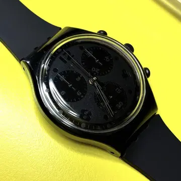 swatch CHRONOGRAPH ALL BLACK 손목시계