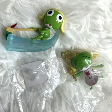 개구리 중사 케로로 피규어 세트 집안일 청소 세탁