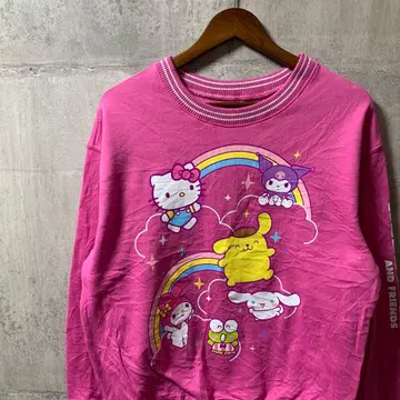 I214 맨투맨 90s 00s 빈티지 Y2K 산리오 키티 가을