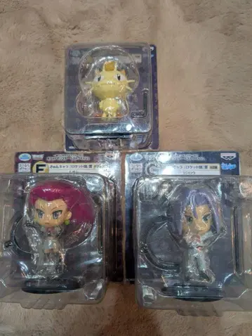 포켓몬 1번 복권 치비큥 캐릭터 로켓단 트리오