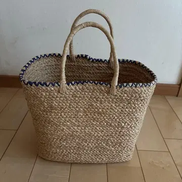 AMPIANA MARCHE BAG ZIG-ZAG MSIZE BLUE
