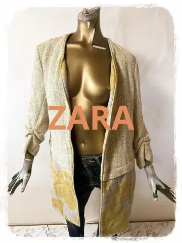 T19367 새상품 ZARA 노카라 자켓 스프링 코트 M