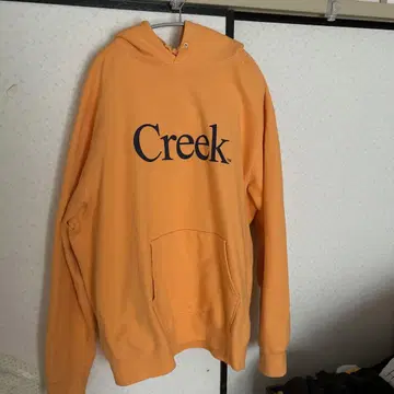 Creek 후드 부착 후드티 XXL 오렌지