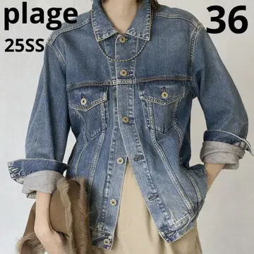 plage 데님 자켓 36