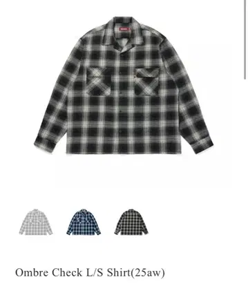 HYDE AND SEEK Ombre Check L/S Shirt 25aw