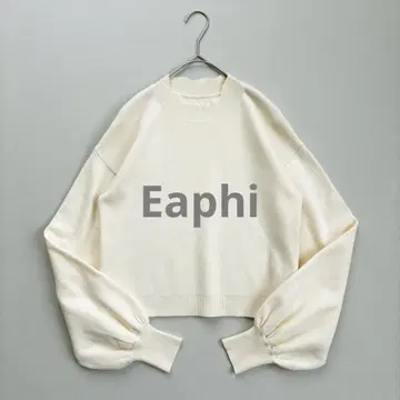 에피 Eaphi 볼륨 슬리브 웨이브 니트