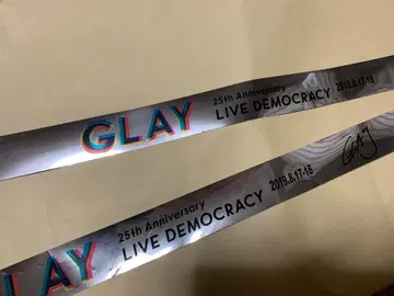 GLAY 25th Anniversary 은색 테이프 2개