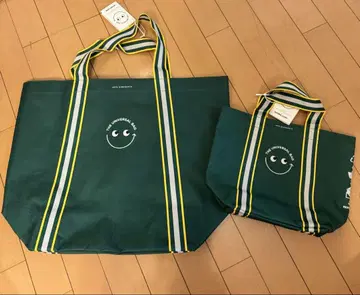 새상품 안야 힌드마치 내셔널 린넨 유니버셜 백 대소 2개 세트