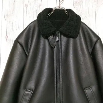 플라이트 자켓 밀리터리 자켓 B-3 인조 가죽 XL 새상품급