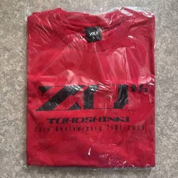 동방신기 ZONE 티셔츠 RED ( L )