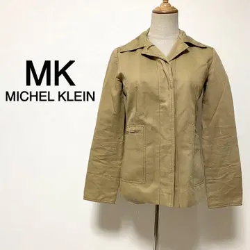MK MICHEL KLEIN 베이지 컬러 이너 꽃무늬 자켓