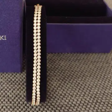 Swarovski 골드 크리스탈 팔찌