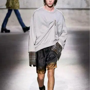 DRIES VAN NOTEN 20AW 오버 사이즈 도킹 맨투맨