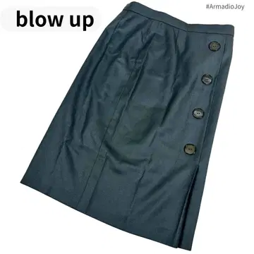blow up 이탈리아제 울 혼방 타이트 스커트 46 사이즈 가을/겨울